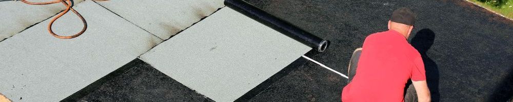 Bitumen dak geplaatst door dakdekker in Stein